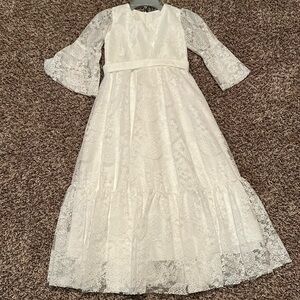 1st communion girls dress. Size 6-7